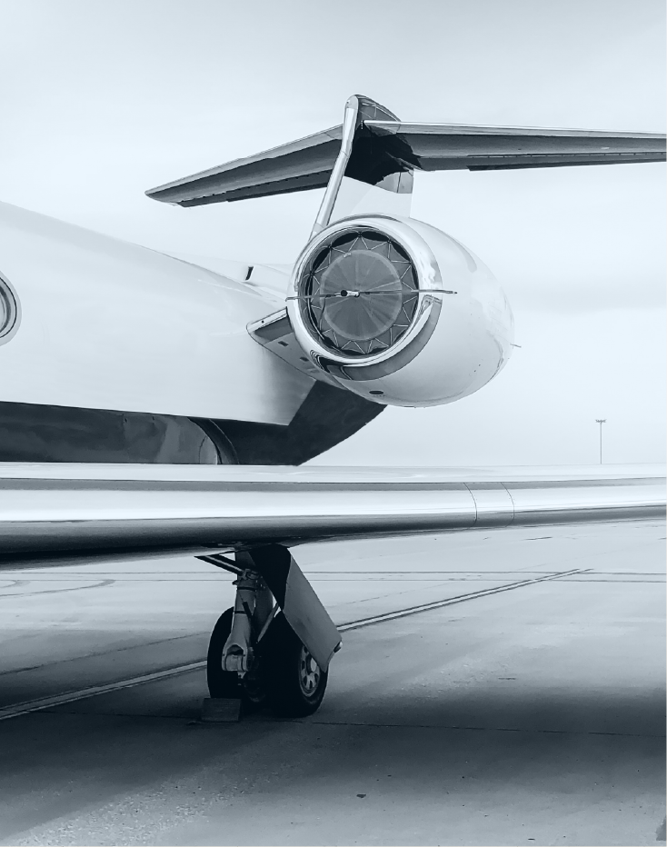 Jet privado en la Patagonia
